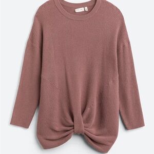 RD Style Women's Dusty Rose/Mauve Crew Neck Sweater NWT